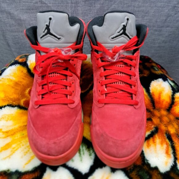 %Size 10.5 Men Nike Air Jordan 5 Retro Air Jordan Suede Retro Red AJ14 main image 10